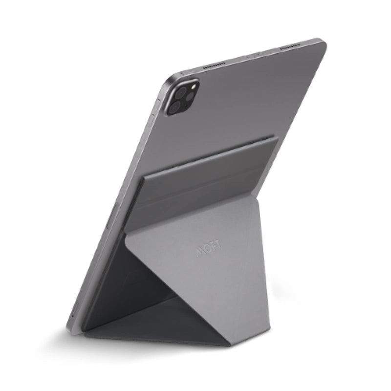 MOFT Adhesive Invisible Slim Tablet Stand, Most Adjustable, Compatible with Tablets Up to 12.9”,Gray For 9.7"-12.9" Tablets Gray