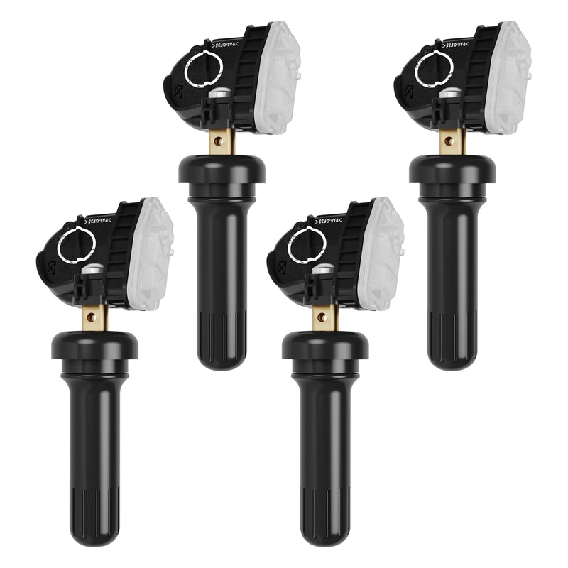 TPMS Sensor Ford, 4 Pack Tire Pressure Monitoring System Sensor fit for Ford F150 F250 Flex Fusion Mustang, Lincoln MKX MKZ MKS MKT, 315Mhz Replaces F2GZ1A189A FR3Z1A189A GL3T1A180GB 4-Pack