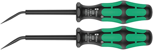 Wera - 05008100001 - Actuation Tools, 338/2 Set of Actuation Tools for Terminal Blocks (Spring Cages), 2 Pieces 0.4 x 2.5 x 81 mm & 0.6 x 3.5 x 81 mm