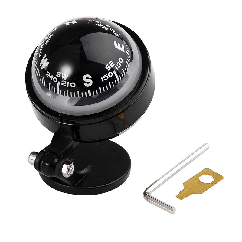 Car Compass,Car Dashboard Mount Navigation for Compass Ball Plastic Direction Guidance Tool for Camping Hiking