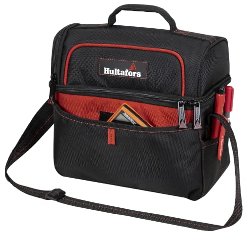 Hultafors Work Gear HT5540 Insulated Cooler Tool Bag, 3 Pockets, Stores 8 Beverage Cans, Heavy Duty Ballistic Polyester, Cooler Bag, Tactical Lunch Bag for Work
