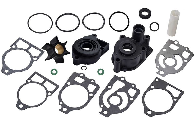 96148A8 Water Pump Repair Kit for Mercury Outboards And Mercruiser Stern Drive with Water Pump Base Replaces 18-3320 46-96148A8 Black