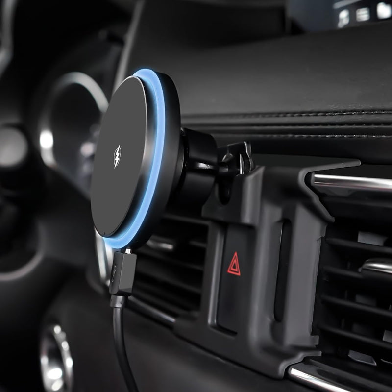 BEHAVE Wireless Charging Mount for Mazda CX-5,Magnetic Phone Holder for CX-5 2017-2024,Compatible with Magsafe Case iPhone 14/13 and All Phones fit for MagSafe Case