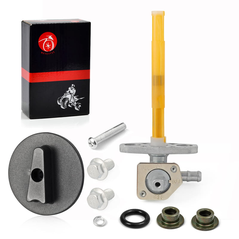 Fuel Tank Petcock and LEVER Compatible with HONDA TRX400EX TRX400X 1999-2014 Valve Switch