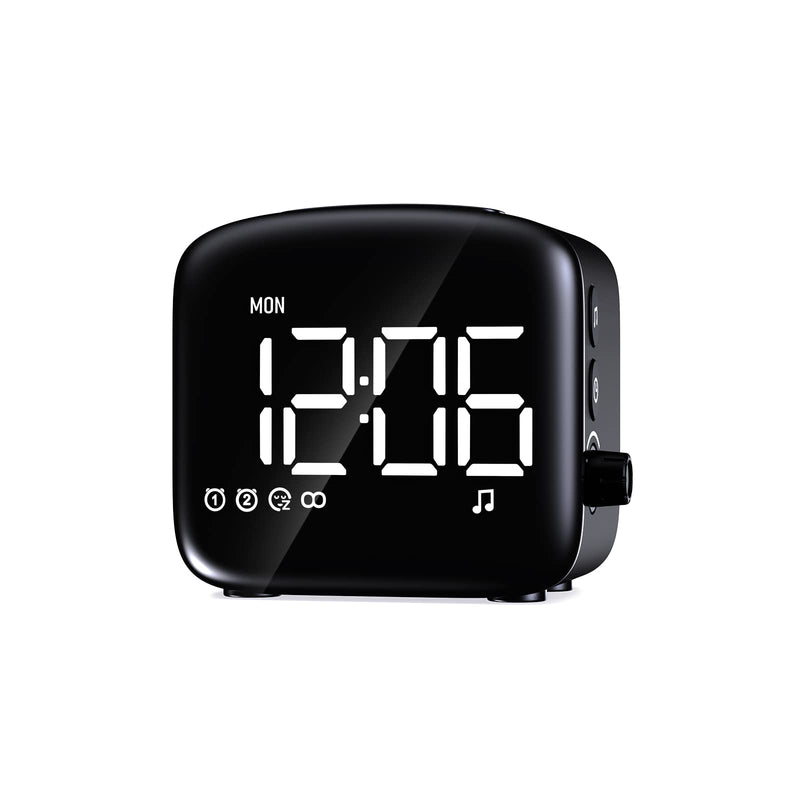 Easysleep Digital Wake Up Alarm Clock with Big LED Display 27 Soothing Sounds Lound Sunrise Clock Dual 3 Alarms Memory Snooze Setting 4 Brightness for Deep Sleepers Adults Teenagers Kids