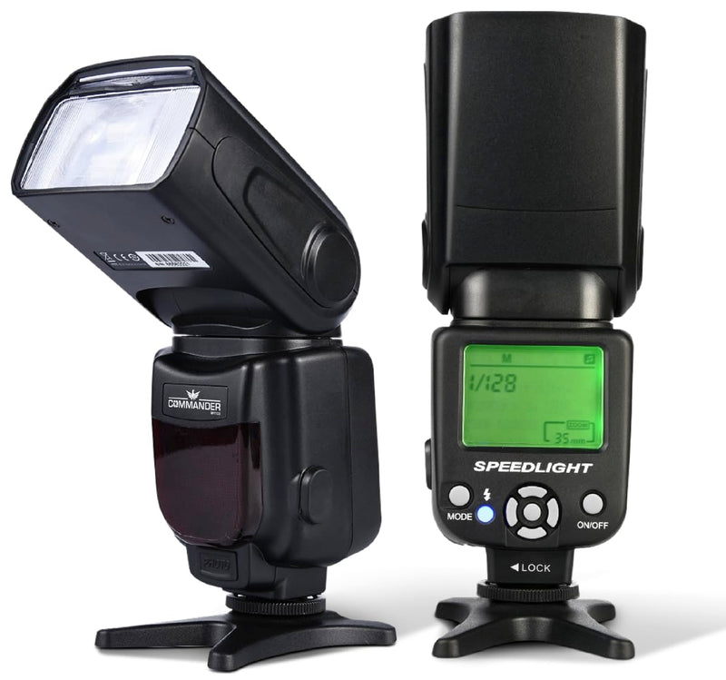 Electronic Flash For Canon DSLR EOS Rebel T7, SL3, 4000D, 850D, 80D, 90D, 6D Mark II, 5D Mark IV, EOS R, RP, R5, R6, R7, R8, R10, R100, M200,M50 Mark II, M6, M5 Fully Automatic Speedlite E-TTL Flash Only