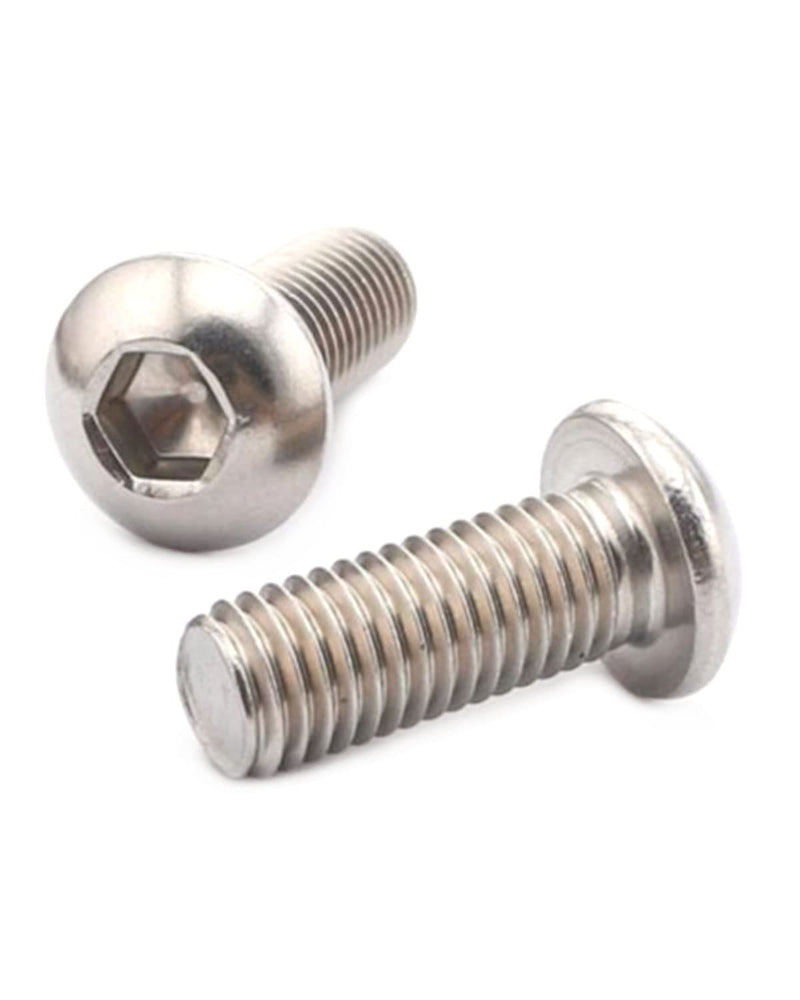 IMScrews 1/4-20 x 2 Button Head Socket Cap Bolts Screws, 304 Stainless Steel, Allen Hex Drive, Pack of 50 #1/4"-20 x 2"