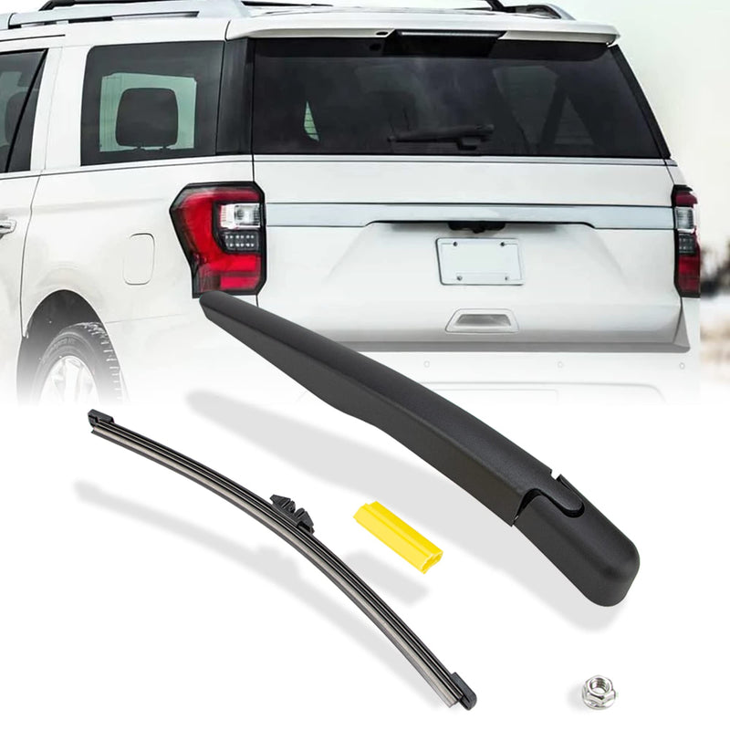 Rear Windshield Wiper Arm Blade Assembly Kit Compatible with 2018-2021 Ford Expedition, 2018-2020 Lincoln Navigator Rear Window Wiper, Replacement JL1Z17526A, JL1Z17528A, JL1Z17C526A