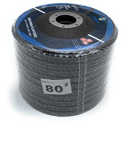 SIGNI 4" x 5/8" Premium Zirconia Flap Discs T27 10-Pack (4.5 inch T27 80#) 4.5 inch T27 80#