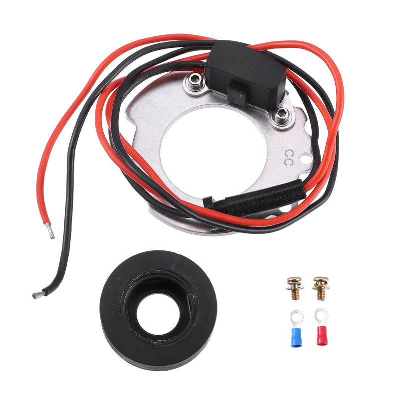 X AUTOHAUX 1244A Electronic Ignition Kit for 12 Volt Negative Ground Systems Points-to-Electronic Kit