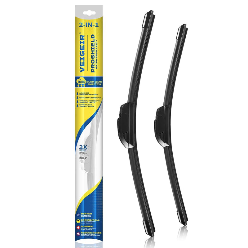 28 inch + 16 inch Compatible with Nissan Altima 2018-2013 Maxima 2019-2017 Front Windshield Wiper Blade Original Equipment Automotive Replacement J/U Hook Blades 2 Pack 28*16(J/U HOOK)