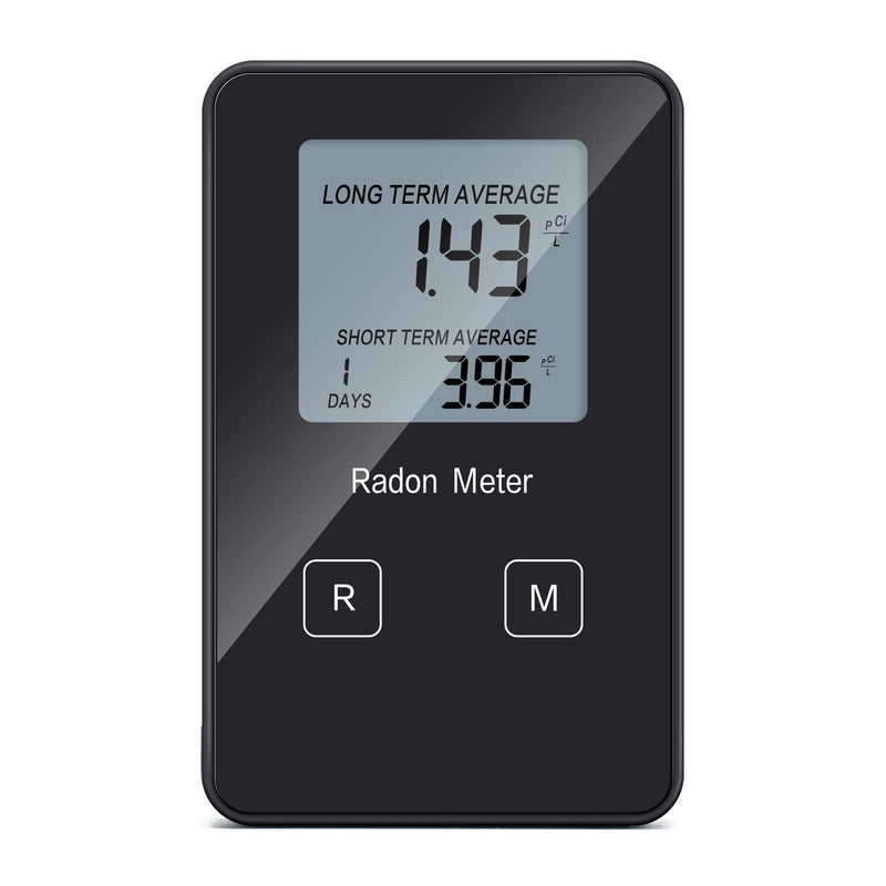 Home Radon Detector, Portable Radon Tester, Long and Short Term Monitor, Powered by Rechargeable Battery, Monitor Your Home Radon Level, Prevent Radon Exceed