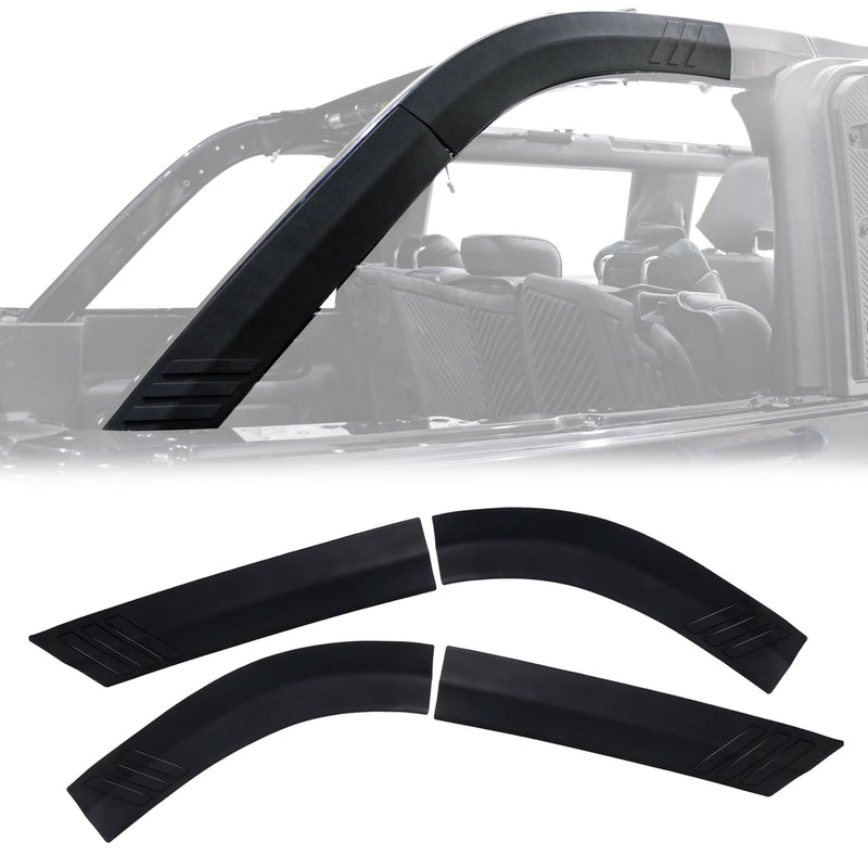 for Bronco D-Pillar Roll Bar Padding Protector Cover,Roll Cage Cover Scratches Protector Prevent Scratching for Ford Bronco 2021 2022 2023 4 Door Accessories,Roll Bar Cover Protectors,4PCS