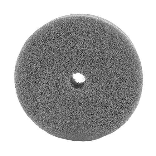 10Pcs Nylon Fiber Polishing Buffing Wheels 75mm/3" Deburring Wheel for Grinder Buffing Machine, Polishing Disc Wheel, Grey 3", 10Pcs, Grey