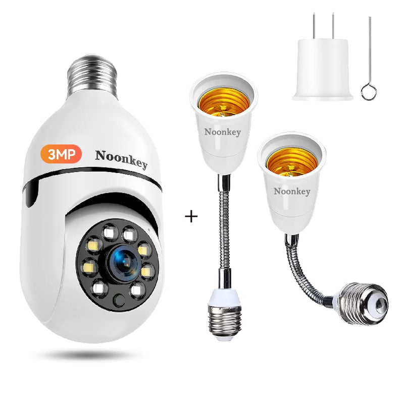 2K Home Security Camera & 7.5 Inch Socket Extender