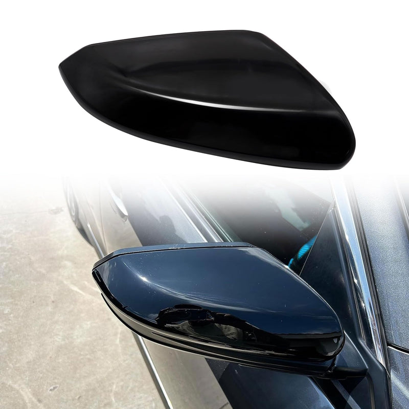 Priprilod Right Passenger Side Mirror Cap Cover Compatible With Honda Civic 2016 2017 2018 2019 2020 2021 Glossy Black 76201-TBA-A11ZF 76201-TBA-A21ZG