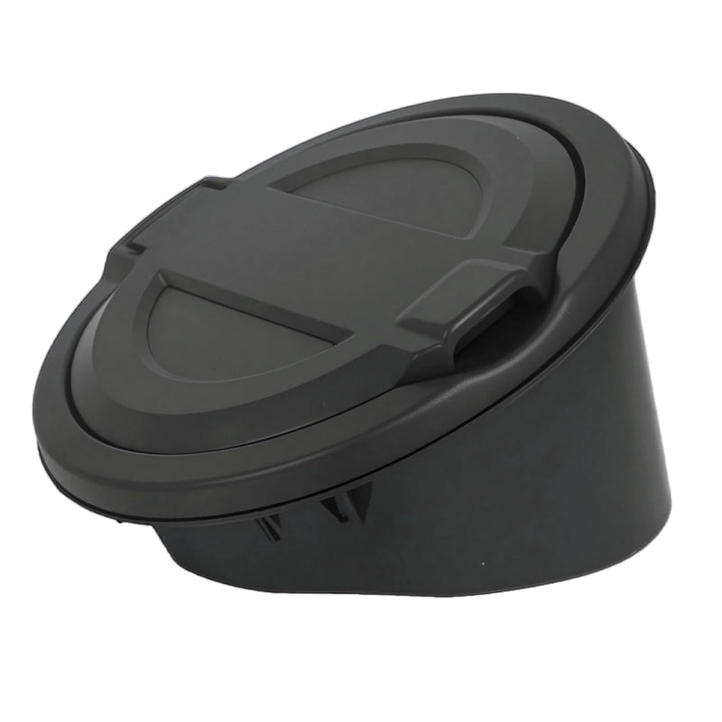 Fuel Filler Door Locking Gas Tank Cap Cover Compatible with Jeep Wrangler 2018-2023 JL & Unlimited Gas Tank Cap Aluminum Fuel Filler Door Cover