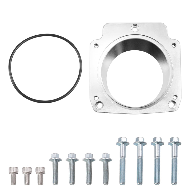 LS Throttle Body Adapter 92mm Compatible with LS1 3 Bolt Intake Manifold to LS3 4 Bolt Replacement for 551513 LS6 LS LR4 LQ4 LS6 L59 LQ9 LM4 L33 LSX 4.8L 5.3L 5.7L 6.0L