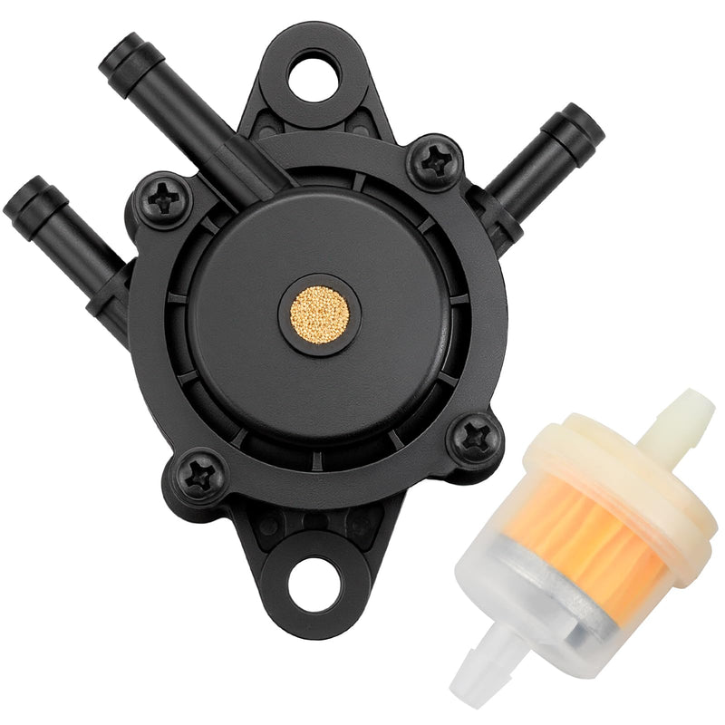 Fuel Pump for Kohler, Vacuum Fuel Pump with Fuel Filter Compatible with Kohler 17HP-25 HP Briggs and Stratton John Deere Honda Yamaha Small Engine Lawn Mower Tractor