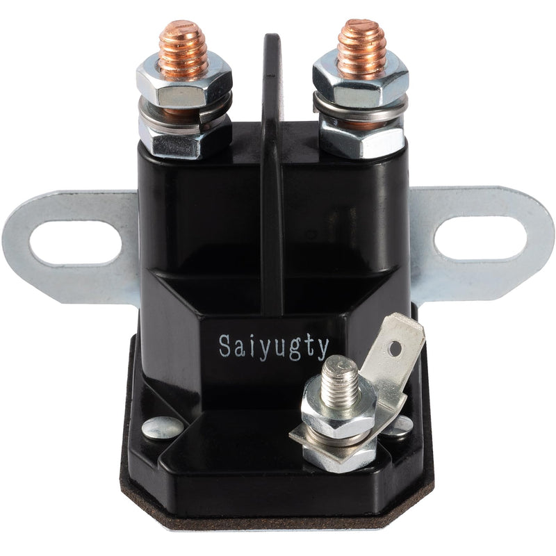 030817 832-1211-210 8321211210 Lawn Mower Starter Solenoid Compatible for Trombetta Hustler Zero Turn Lawn Mower, Replacement Starter Solenoid Relay Part, DC 12V