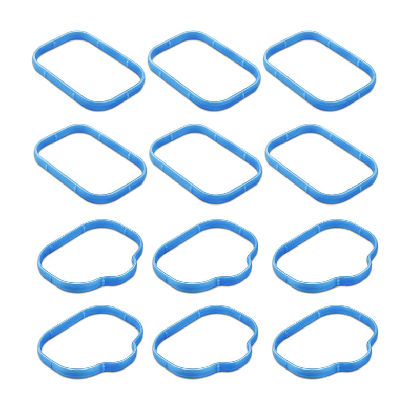 Intake Manifold Gaskets Lower & Upper Gasket Plenum Set, Intake Manifold Rubber Sealing Gasket Compatible with Dodge Chrysler Jeep, Replaces # 5184562AC 5184331AC