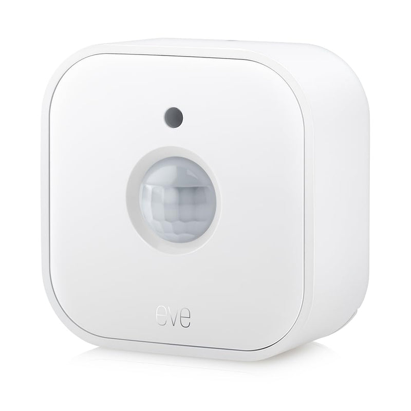 Eve Motion (Matter) - Smart motion sensor with light sensor, IPX3 water resistance, automatic activation of lights and devices, Thread