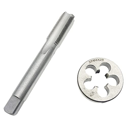37/64-28 Tap Die Set 37/64x28 Machine Right Hand 37/64 x 28 Tool Straight | Threading Cutting RH