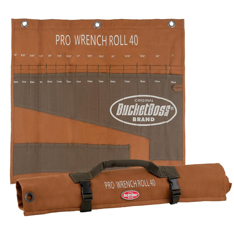 Bucket Boss Pro Wrench Roll 40 in Brown, 70040