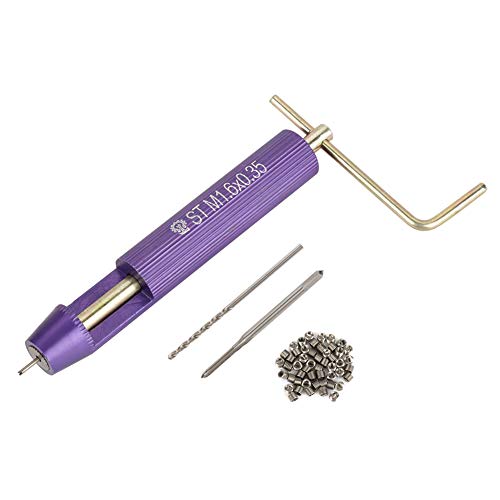 Tyenaza Thread Repair Insert, M1.6×0.35×2D Thread Repair Installation Kit Stainless Steel Helicoil Type Set 50pcs Stainless Steel Coiled Wire Helical Screw Thread Inserts
