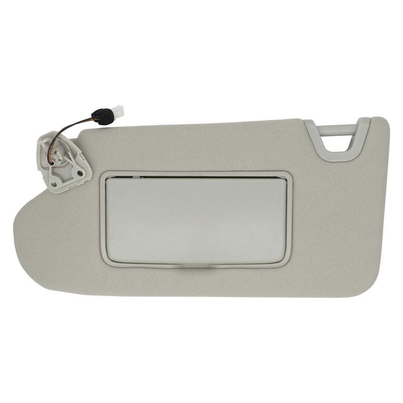 Driver Left Side Sun Visor Replacement Compatible with Nissan Altima 2013 2014 2015 2016 2017 2018 with Light Switch 96401-3TA2A Color Grey Gray（Left Driver)