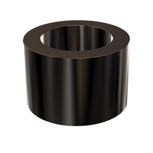 Aluminum Spacer Black 3/4" OD x 1/2" ID x Choose Your Length, Round Spacer Unthreaded Standoff Bushing Plain Finish, Fits Screws Bolts 1/2" or M12 by Metal Spacers Online (1/2" Length, 10 Pack) 1/2" Length