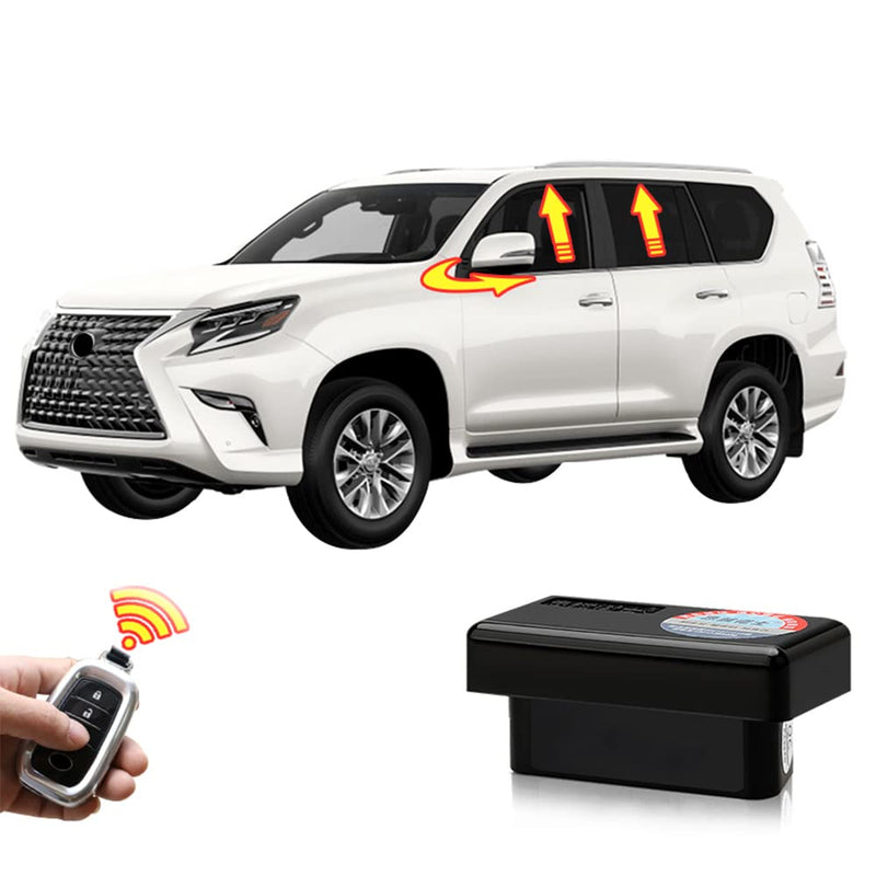 Remote Auto Window Open Closer + Door Speed Lock Kit + Side Rearview Mirror Folder Unfold OBD Module for Lexus GX460 GX400 2010-2019 lexus gx460 accessories (2010-2019)