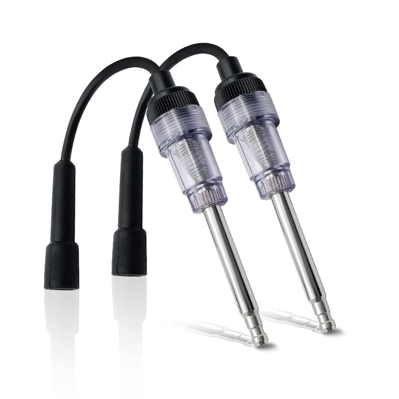 2PCS Spark Plug Tester, Engine Ignition Coil Tester Straight Boot Ignition Test Spark Plug Light Checker Automotive Spark Tester for Automotive Car Lawnmower Internal External Engine 2pcs