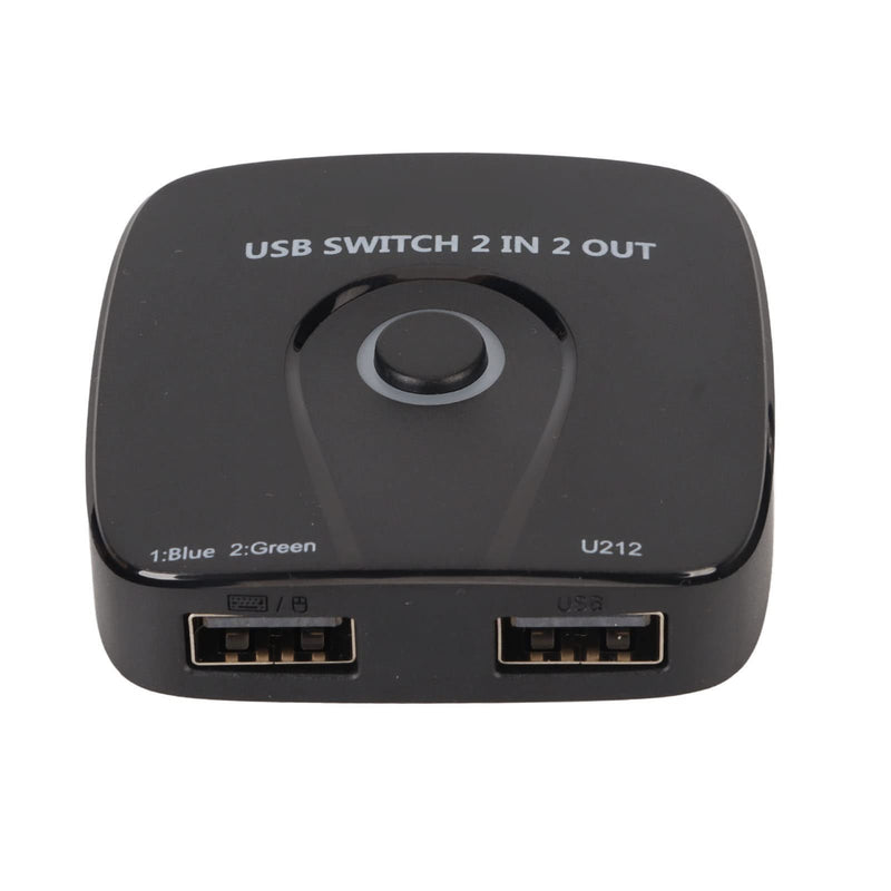 2 in 2 Out USB Switcher, Seamless Switching USB Switcher, Port Adapter for 2 Computers Share 2 USB Devices Mouse Keyboard Scanner Printer