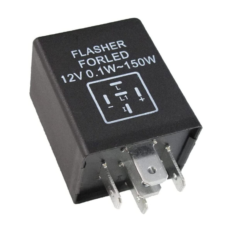 SOCAL-LED LIGHTING 5-Pin EP27 FL27 Electronic LED Flasher Relay for Fix Turn Signal Bulbs Hyper Flash Issue GM-5
