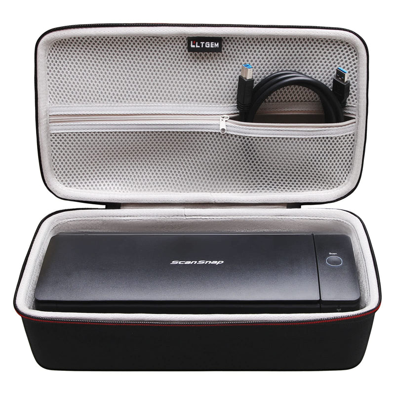 LTGEM Case Compatible with ScanSnap iX1300 & Doxie Pro DX400, Black Grey