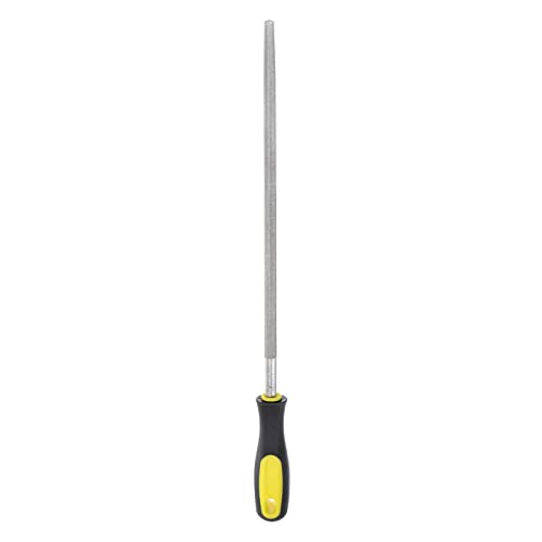 HARFINGTON Diamond Coated File 12 Inch 80 Grits Round Files Tools with Plastic Handle for Metal Glass Wood Stone Grinding Polishing Engraving