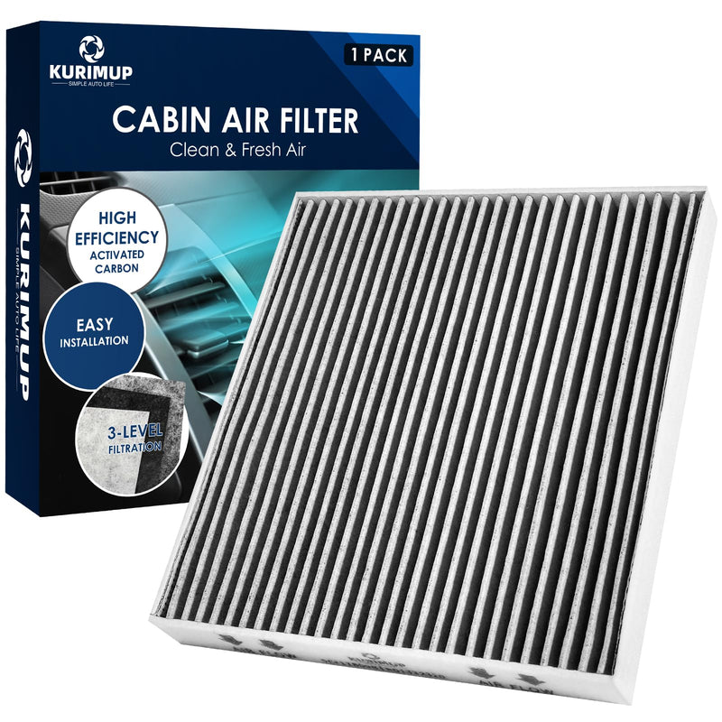 Premium Cabin Air Filter with Activated Carbon,Replacement for CF11809,Fit for Chevrolet Silverado 1500LD/2500HD/3500HD/Suburban,GMC Sierra 1500/2500HD/3500HD/Yukon. 7" x 7.4" x 1.1"