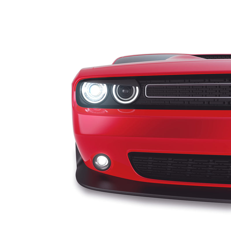  [AUSTRALIA] - Headlight eyelids for Dodge Challenger Accessories. Angry Eyes Covers attaches to Headlight Bezel. Fits sxt, gt, rt, Shaker, ta, scat Pack, SRT, 392, Hellcat, Demon, hemi etc.