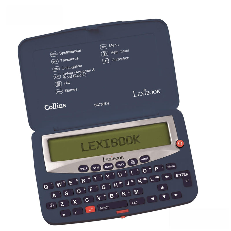  [AUSTRALIA] - LEXiBOOK - Collins Electronic Pocket Spellchecker with Battery, Blue/White, DC753EN