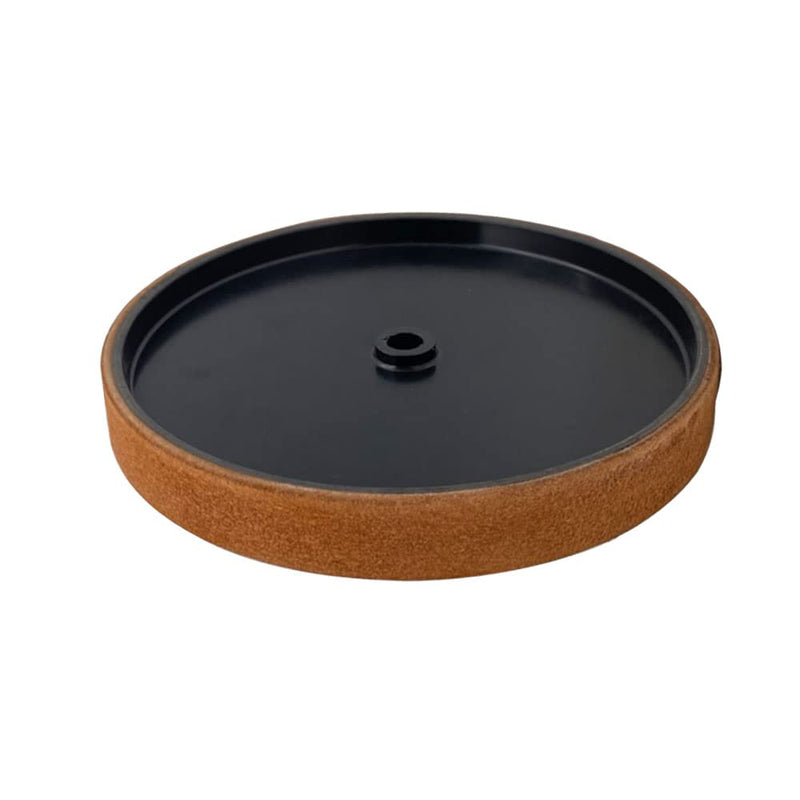 8"Premium Leather Honing Wheel for Sharpening and Polishing Knives 12mm Arbor