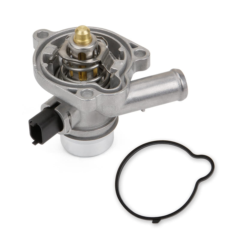 MITZONE Upgrade Aluminium Coolant Thermostat Housing Assembly compatible with Chevy Cruze 2011-2016 Trax Sonic 2012-2020 Buick Encore 2013-2019 1.4L Replace 25200455 55565336 902-808 55565336 (Upgrade Aluminum)