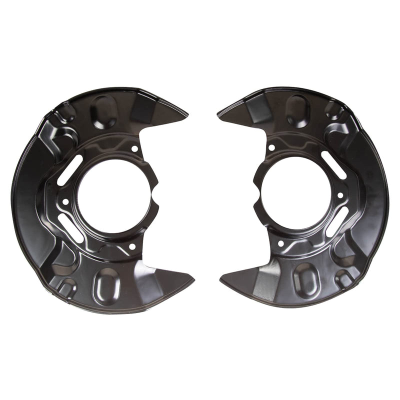 TRQ Front Brake Dust Shield Set Compatible with 05-10 Scion tC 03-08 Toyota Corolla Matrix