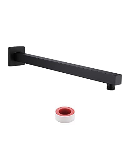 KES Bathroom Replacement Shower Arm, Matte Black, PSAN204-BK-RE