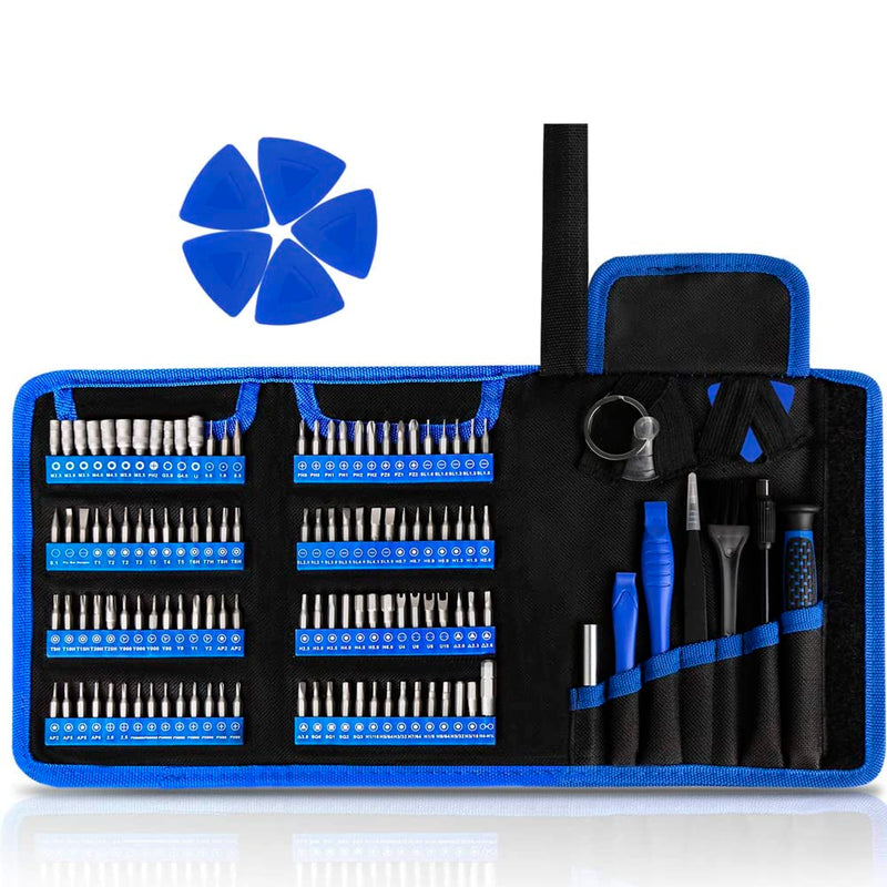 126 in 1 Precision Screwdriver Set with 111 Bits Magnetic Driver Kit Professional Electronics Repair Tool Kit Compatible For Repair Computer, PC, MacBook, Laptop, Tablet, iPhone, Xbox