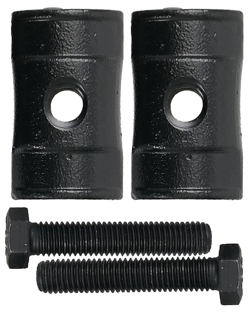 Torsion Bar Key Adjustment Block Nuts with Bolts Fit for Chevy Silverado Tahoe Blazer Avalanche Express GMC Sierra Suburba Jimmy Cadillac Replace 11561233 15530026, 2 Piece Set Full Thread