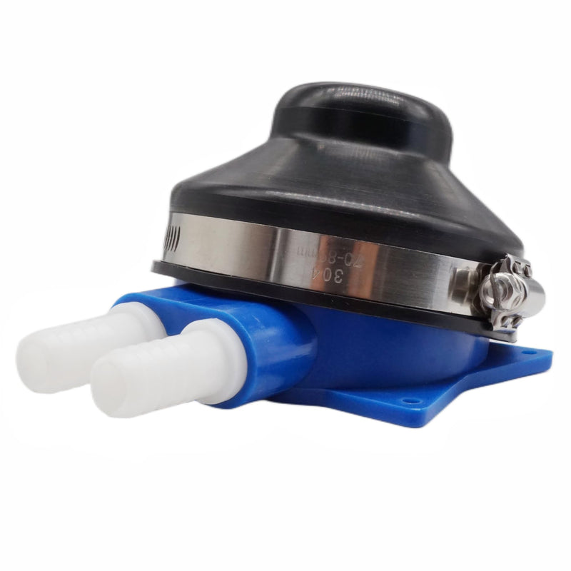 Foot Pump for 1/2" ID Hose, 2.2 GPM Self-Priming Water Pump on Boat, Yacht Bilge, RV, Galley, Toilet, Wash Basin, Sink Operated Fresh Water