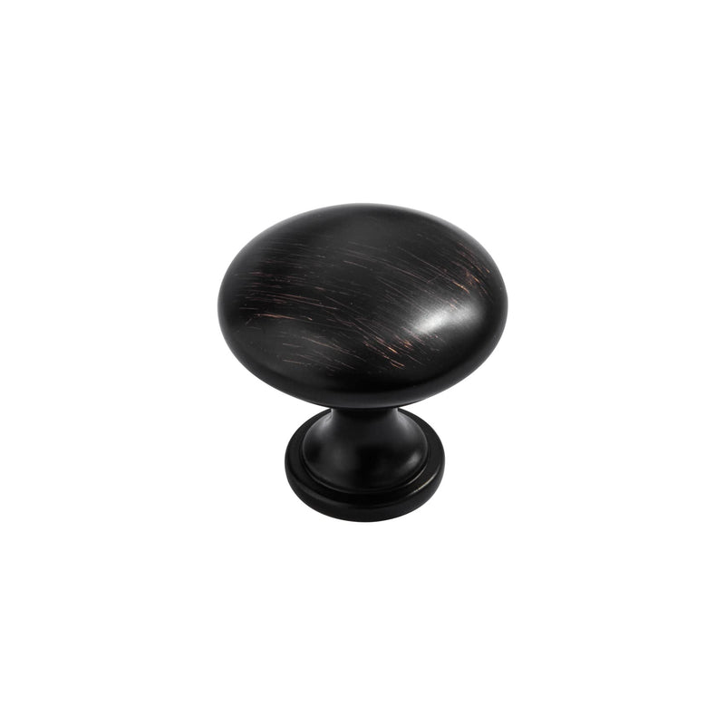 Kitchen Cabinet Knobs Oil Rubbed Bronze Drawer Knobs Dresser Handles Modern Cabinet Pulls Single Hole Knobs for Cabinets and Drawers,10 Pack 10 Pack (Single Hole Knob)