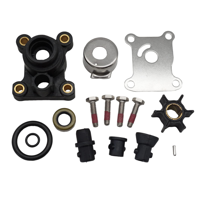 394711 Water Pump Impeller Kit with Housing for Johnson Evinrude 8 9.9 10 15 HP Impeller 386084 2 Stroke and 4 Stroke Outboard 1974 and Later