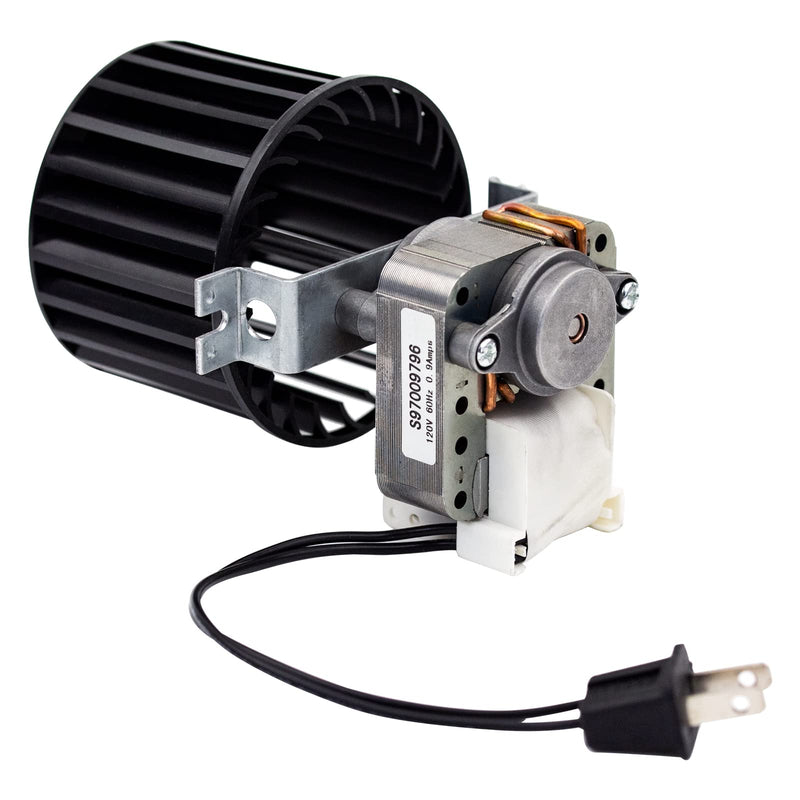 S97009796 Bathroom Fan Motor Blower Assembly for Nutone Broan Bulb Ceiling Heaters Models 162-E/G/J/K/L/M & 164-E/G/J/K/L/M - 70CFM 120V - Replaces AP5608550, 97009796, S97009758